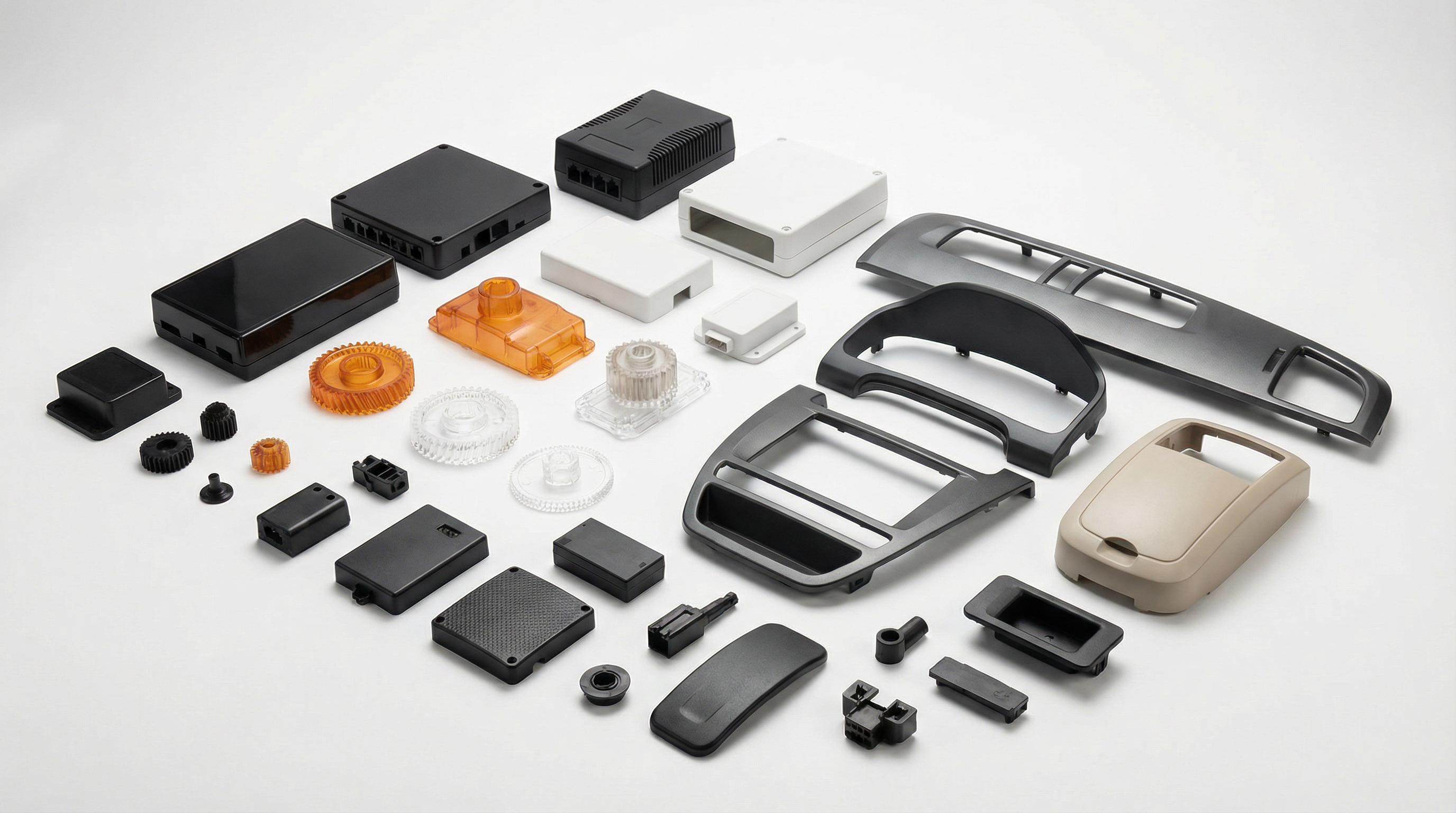 塑膠射出成型產品展示